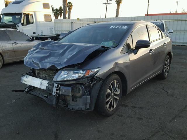 19XFB2F81EE271533 - 2014 HONDA CIVIC EX GRAY photo 2