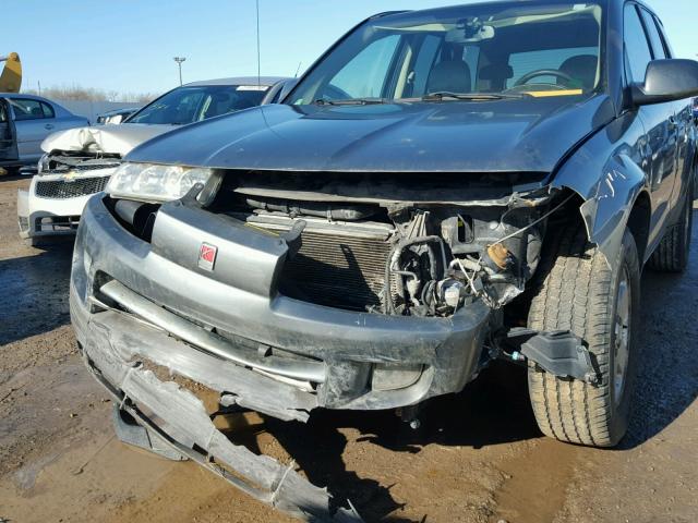 5GZCZ63405S856624 - 2005 SATURN VUE BLUE photo 9