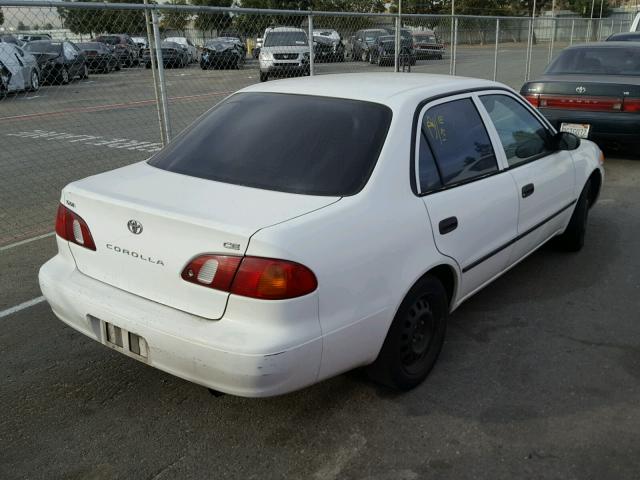 1NXBR12E8YZ346178 - 2000 TOYOTA COROLLA VE WHITE photo 4