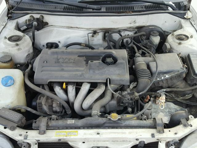 1NXBR12E8YZ346178 - 2000 TOYOTA COROLLA VE WHITE photo 7