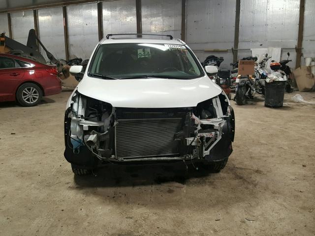 5J6RM4H71EL094524 - 2014 HONDA CR-V EXL WHITE photo 9