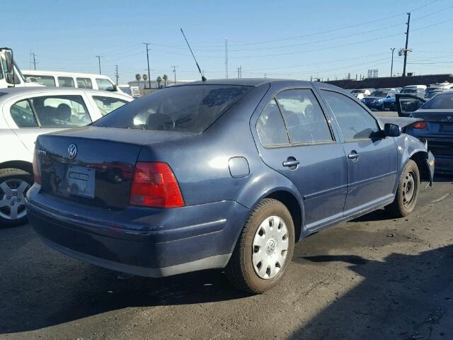 3VWRB69M31M104780 - 2001 VOLKSWAGEN JETTA GL BLUE photo 4