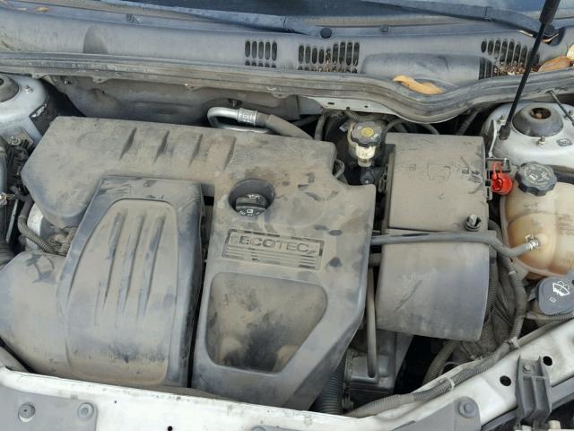 1G1AL18F987211266 - 2008 CHEVROLET COBALT LT SILVER photo 7