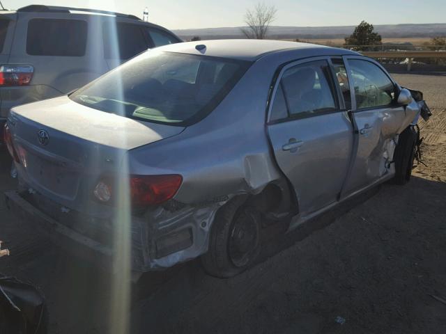 2T1BU4EEXAC356343 - 2010 TOYOTA COROLLA BA GRAY photo 4