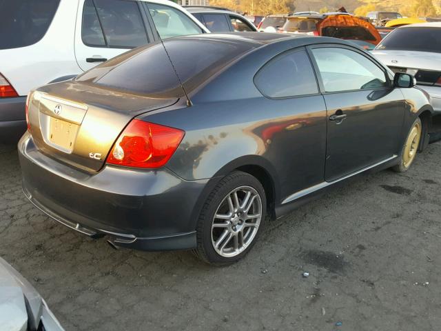 JTKDE167160076874 - 2006 TOYOTA SCION TC ნაცრისფერი ფოტო 4
