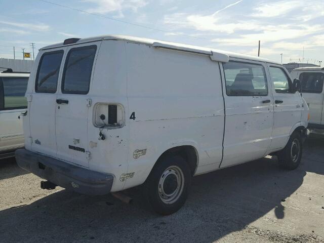 2B7JB21T3YK178515 - 2000 DODGE RAM VAN B2 WHITE photo 4