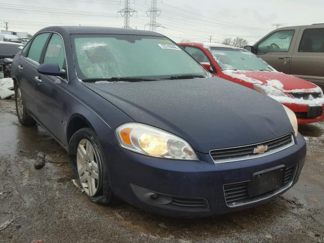 2G1WU58R379402277 - 2007 CHEVROLET IMPALA LTZ BLUE photo 1