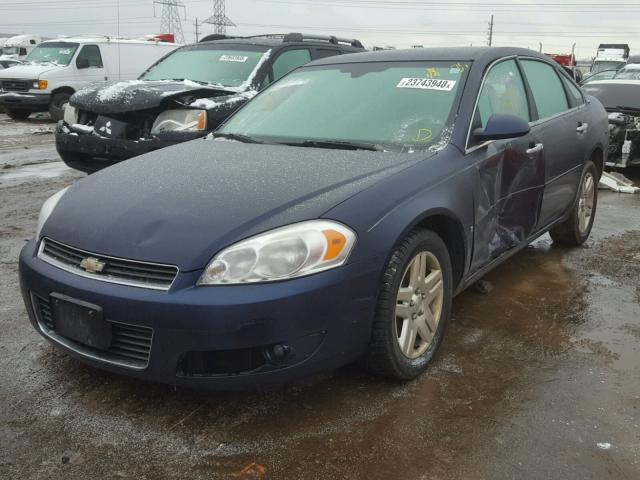 2G1WU58R379402277 - 2007 CHEVROLET IMPALA LTZ BLUE photo 2