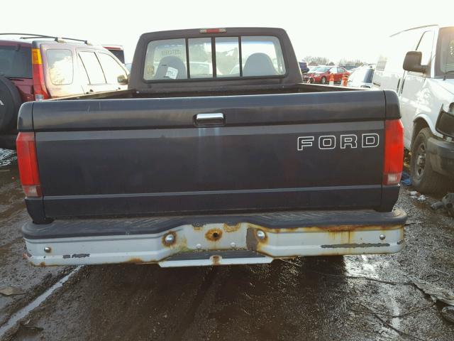 1FTEF15Y2TLB53250 - 1996 FORD F150 BLACK photo 6