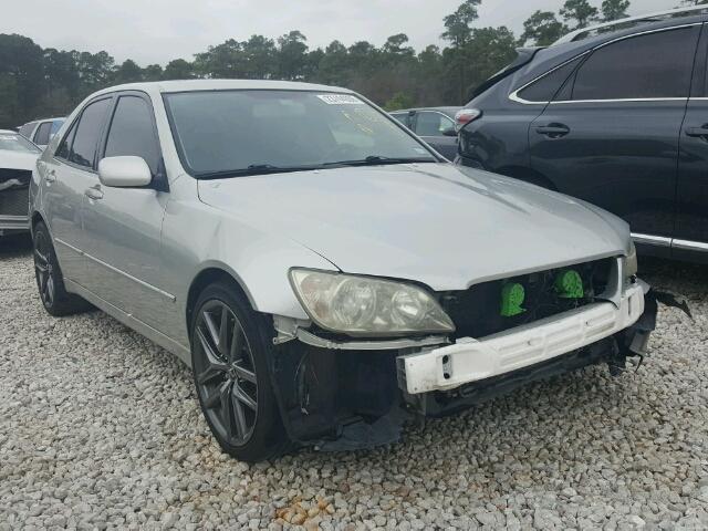 JTHBD192720034445 - 2002 LEXUS IS 300 SILVER photo 1