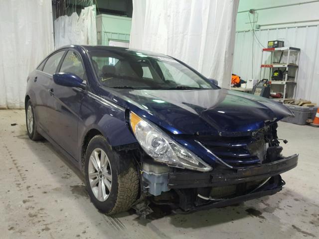 5NPEB4AC6BH041335 - 2011 HYUNDAI SONATA GLS BLUE photo 1