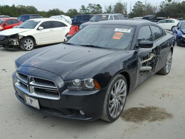 2C3CDXCT3DH668817 - 2013 DODGE CHARGER R/ BLACK photo 2