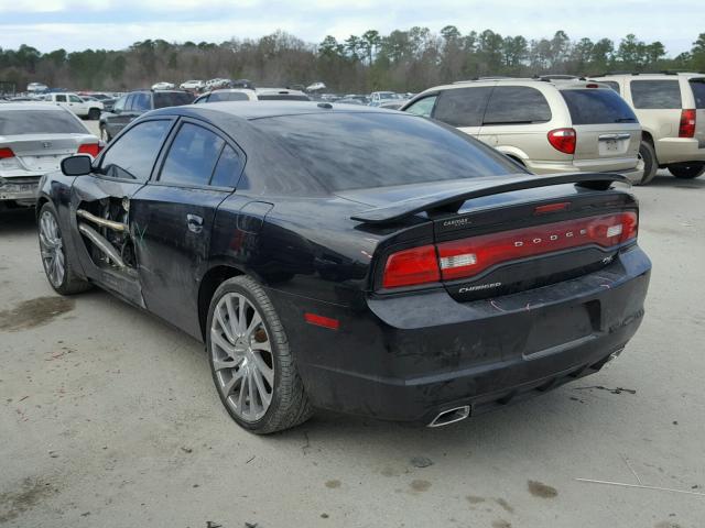 2C3CDXCT3DH668817 - 2013 DODGE CHARGER R/ BLACK photo 3