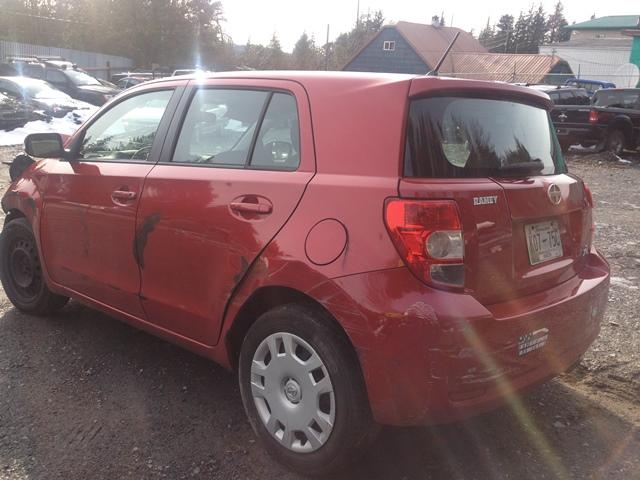 JTKKU4B48A1006363 - 2010 TOYOTA SCION XD RED photo 3