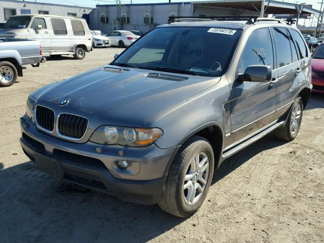 5UXFA13546LY38462 - 2006 BMW X5 3.0I GRAY photo 2