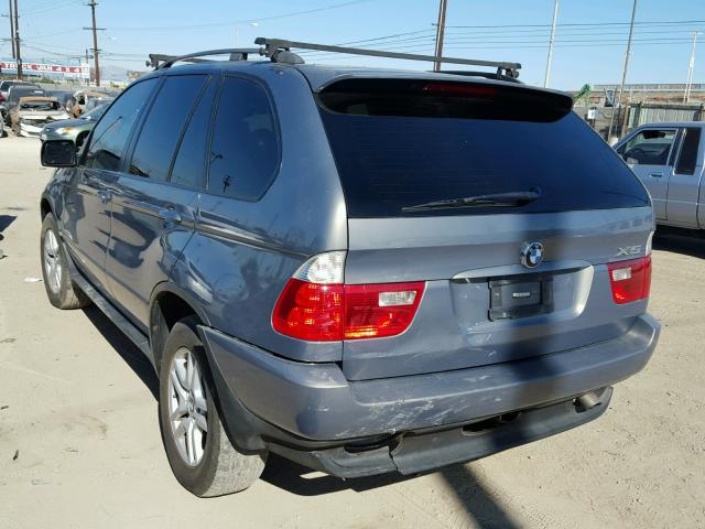 5UXFA13546LY38462 - 2006 BMW X5 3.0I GRAY photo 3