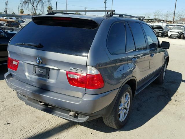 5UXFA13546LY38462 - 2006 BMW X5 3.0I GRAY photo 4