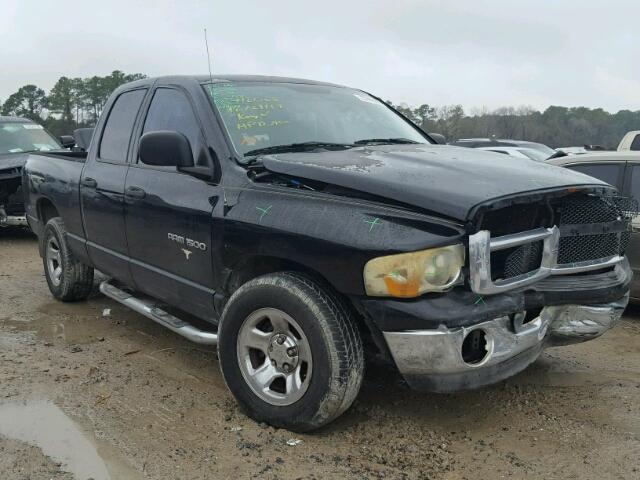 1D7HA18N03S147472 - 2003 DODGE RAM 1500 S BLACK photo 1