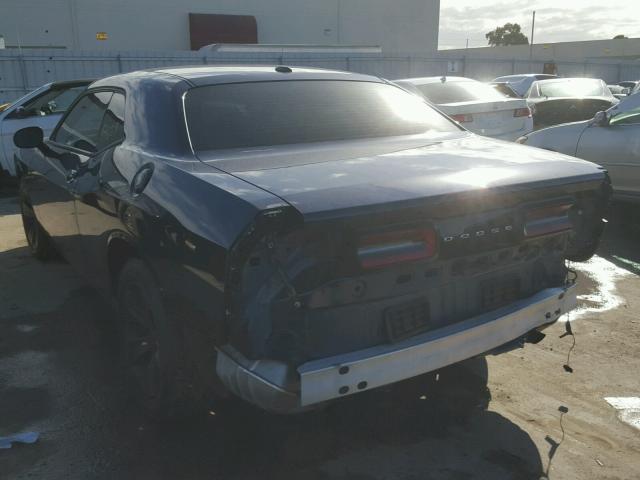 2C3CDZAGXGH153657 - 2016 DODGE CHALLENGER BLUE photo 3