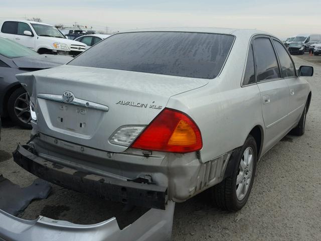 4T1BF28B91U157766 - 2001 TOYOTA AVALON XL SILVER photo 4