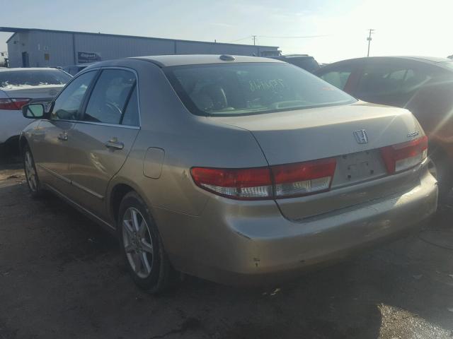 1HGCM66824A063328 - 2004 HONDA ACCORD EX GOLD photo 3