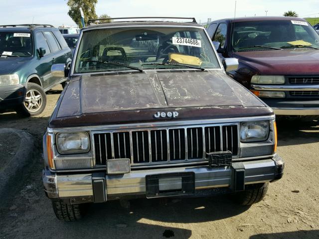 1J4FJ58LXKL624869 - 1989 JEEP CHEROKEE L BURGUNDY photo 9