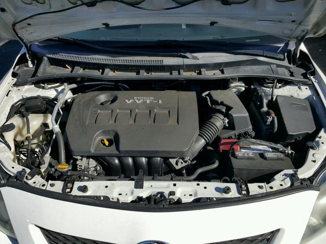 1NXBU40E79Z054770 - 2009 TOYOTA COROLLA BA WHITE photo 7