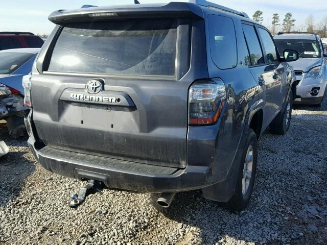 JTEBU5JR9E5179779 - 2014 TOYOTA 4RUNNER SR GRAY photo 4