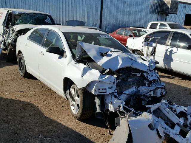 1G1ZA5EU2BF282972 - 2011 CHEVROLET MALIBU LS WHITE photo 1