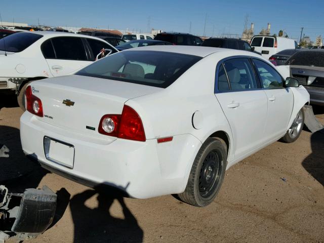 1G1ZA5EU2BF282972 - 2011 CHEVROLET MALIBU LS WHITE photo 4