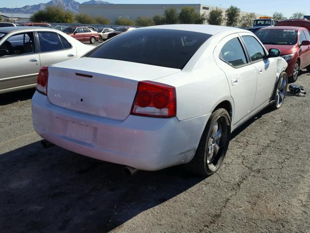 2B3KA43TX9H638527 - 2009 DODGE CHARGER WHITE photo 4