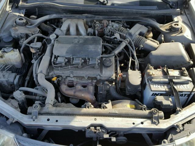 2T1FF28P22C544062 - 2002 TOYOTA CAMRY SOLA GRAY photo 7