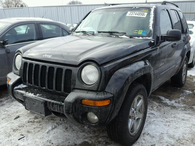 1J8GL58K53W513926 - 2003 JEEP LIBERTY LI BLACK photo 2