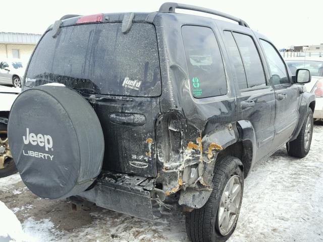 1J8GL58K53W513926 - 2003 JEEP LIBERTY LI BLACK photo 4