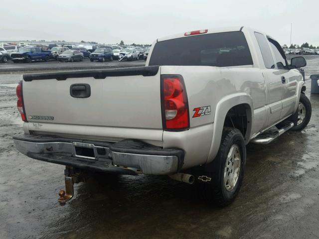 1GCEK19B66Z172550 - 2006 CHEVROLET SILVERADO BEIGE photo 4