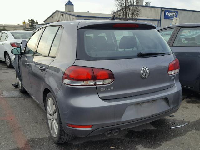WVWNM7AJXCW348352 - 2012 VOLKSWAGEN GOLF 石墨色 照片 3