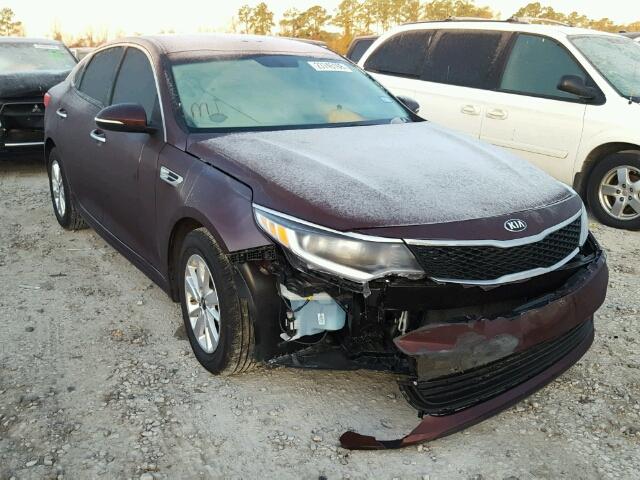 5XXGT4L33GG118135 - 2016 KIA OPTIMA LX BURGUNDY photo 1