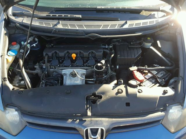 2HGFG12637H577691 - 2007 HONDA CIVIC LX BLUE photo 7