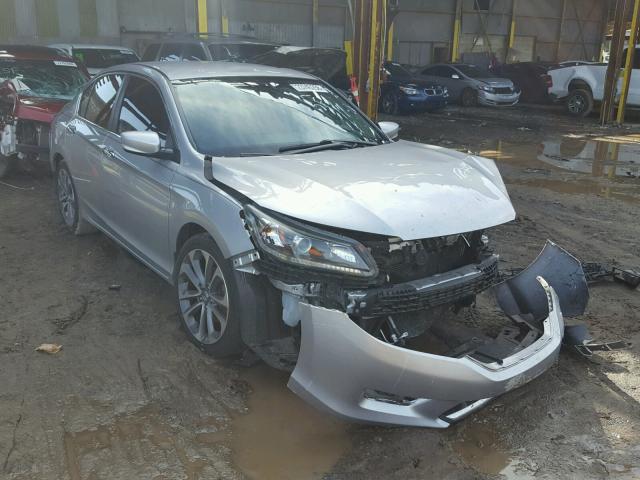 1HGCR2F57EA038555 - 2014 HONDA ACCORD SPO SILVER photo 1