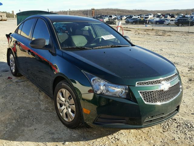 1G1PA5SHXE7153892 - 2014 CHEVROLET CRUZE LS GREEN photo 1