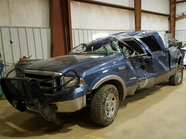 1FTSW20P07EA76055 - 2007 FORD F250 SUPER BLUE photo 2