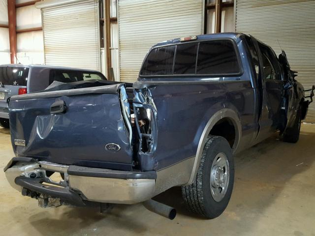 1FTSW20P07EA76055 - 2007 FORD F250 SUPER BLUE photo 4