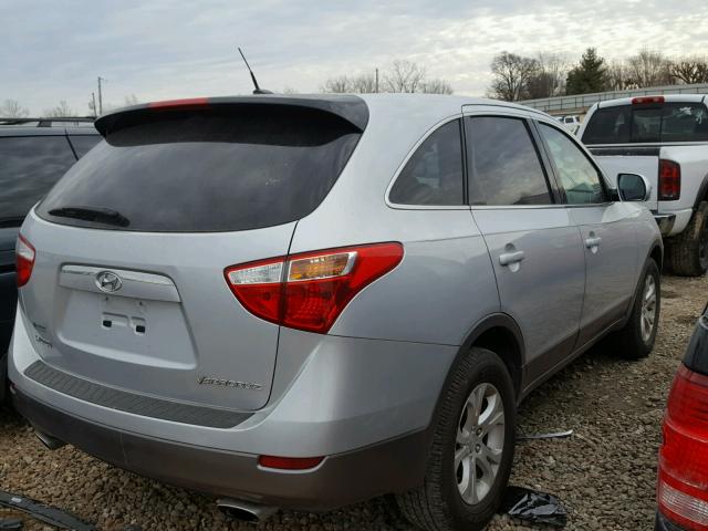 KM8NU13C37U008596 - 2007 HYUNDAI VERACRUZ G SILVER photo 4