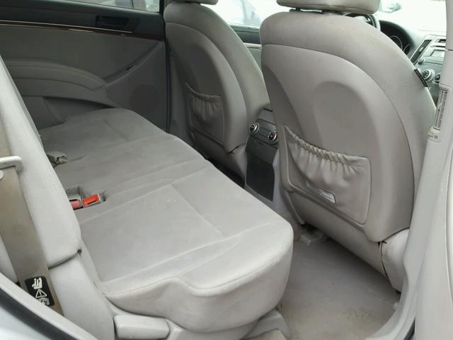 KM8NU13C37U008596 - 2007 HYUNDAI VERACRUZ G SILVER photo 6