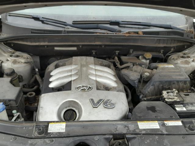 KM8NU13C37U008596 - 2007 HYUNDAI VERACRUZ G SILVER photo 7