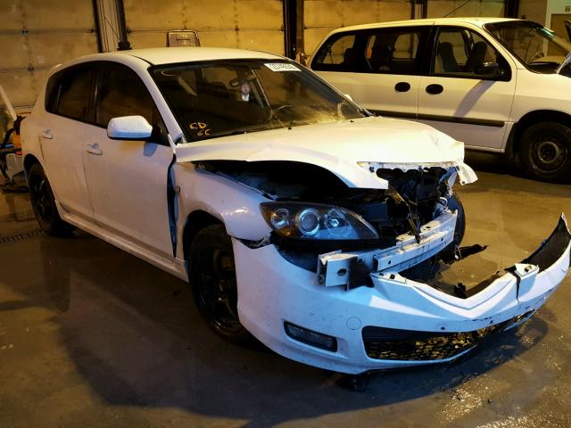 JM1BK143871638711 - 2007 MAZDA 3 HATCHBAC WHITE photo 1