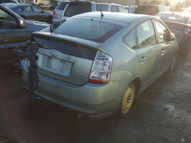 JTDKB20U477575768 - 2007 TOYOTA PRIUS GREEN photo 4