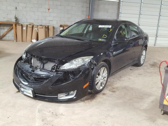 1YVHZ8CHXA5M56613 - 2010 MAZDA 6 I BLACK photo 2