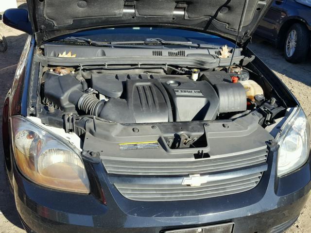 1G1AL58F587237743 - 2008 CHEVROLET COBALT LT BLACK photo 7