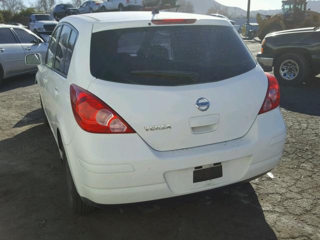 3N1BC13E69L480397 - 2009 NISSAN VERSA S WHITE photo 3